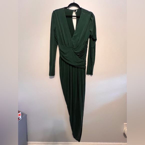YFB Chic Forest Green Long Sleeve Dress - Picture 2 of 7
